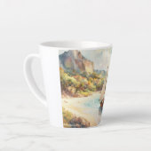 Landschaft mit Meer und Segelschiffen Milchtasse (Linke Ecke)