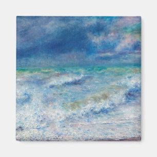 Landschaft mit Meer von Pierre-Auguste Renoir, fei Magnet