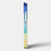 Landschaft mit mehrfarbigen, pixeligen Quadraten Case-Mate iPhone Hülle (Rückseite / Links)