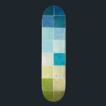 Landschaft mit mehrfarbigen, pixeligen Quadraten Skateboard<br><div class="desc">Megan Meagher schuf dieses Stück unter Verwendung eines Stils,  der als digitale pixilation bekannt ist. Künstler nutzen Computerprogramme,  um ihre Stücke zu entwerfen und zeichnen,  und produzieren impressionistische Darstellungen der realen Umgebung. Wenn Sie abstrakte,  experimentelle Kunst Liebe ist dieser Druck für Sie!</div>