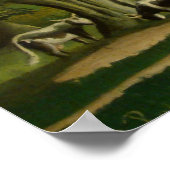 Landschaft mit Milchmädchen von Henri Rousseau Poster (Ecke)