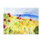 Landschaft mit Mohn