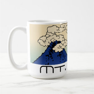 Landschaft mit Mt. Fuji und Wolken  Kaffeetasse