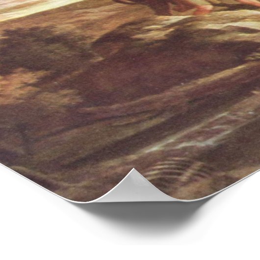 Landschaft mit Noahs Angebot Poster (Ecke)