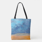 Landschaft mit Ölgemälden. Bildende Kunst, abstrak Tasche (Rückseite)