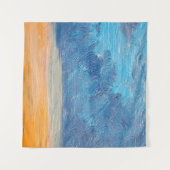 Landschaft mit Ölgemälden. Bildende Kunst, abstrak Wandteppich (Vorderseite (Horizontal))