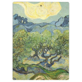 Landschaft mit Olive Vincent Willem van Gogh Klemmbrett (Rückseite)