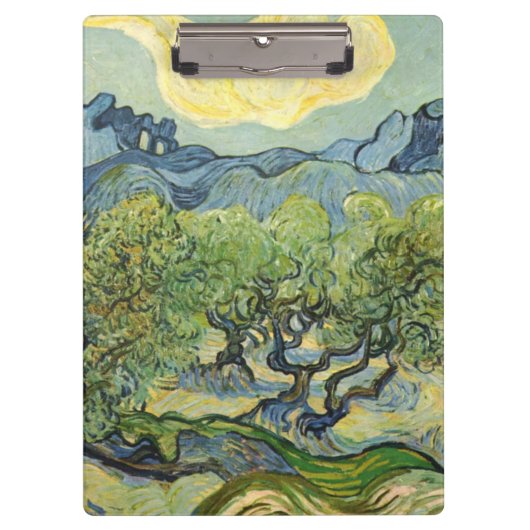 Landschaft mit Olive Vincent Willem van Gogh Klemmbrett (Vorderseite)