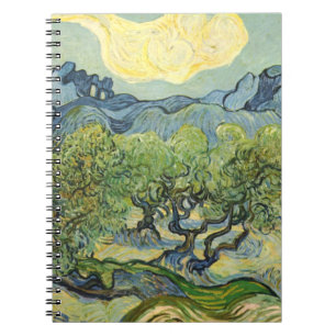 Landschaft mit Olive Vincent Willem van Gogh Notizblock