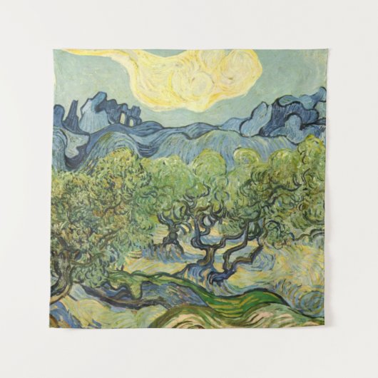 Landschaft mit Olive Vincent Willem van Gogh Wandteppich (Vorderseite)