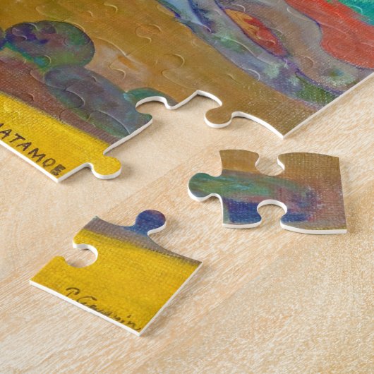 Landschaft mit Peakocks, Gauguin Puzzle (Seite)