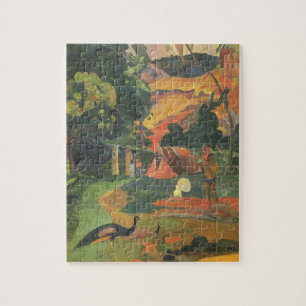 Landschaft mit Pfauen von Paul Gauguin Puzzle