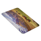 Landschaft mit Pferden in georgianischen Bergen Magnet (Rechte Seite)