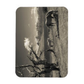Landschaft mit Pferden Magnet (Vertikal)