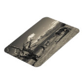 Landschaft mit Pferden Magnet (Linke Seite)