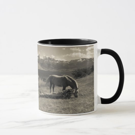 Landschaft mit Pferden Tasse (Rechts)