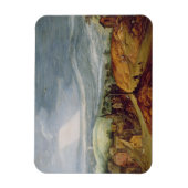 Landschaft mit Pilgrim Kneeling vor dem Haus Magnet (Vertikal)