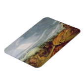 Landschaft mit Pilgrim Kneeling vor dem Haus Magnet (Linke Seite)