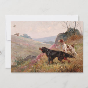 Landschaft mit Pointer und Setter   Eugene Petit