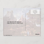 Landschaft mit Polyphemus von Nicolas Poussin Postkarte (Rückseite)