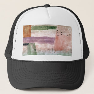 Landschaft mit Poplars (1929) von paul klee Truckerkappe