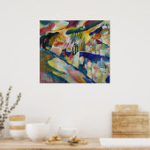 Landschaft mit Regen von Vasily Kandinsky Poster (Küche)