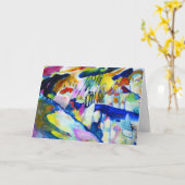 Landschaft mit Regen von Wassily Kandinsky Karte (Gelbe Blume)