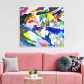 Landschaft mit Regen von Wassily Kandinsky Leinwanddruck (Insitu (Wohnzimmer))