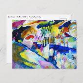 Landschaft mit Regen von Wassily Kandinsky Postkarte (Vorne/Hinten)
