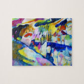Landschaft mit Regen von Wassily Kandinsky Puzzle (Horizontal)
