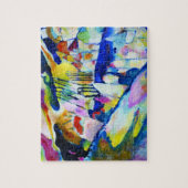 Landschaft mit Regen von Wassily Kandinsky Puzzle (Vertikal)