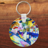 Landschaft mit Regen von Wassily Kandinsky Schlüsselanhänger (Vorderseite)