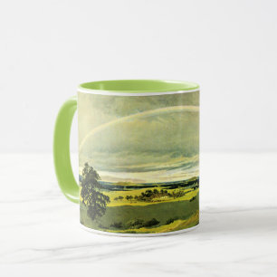 Landschaft mit Regenbogen, Kunst, Tasse