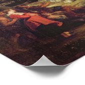 Landschaft mit Regenbogen Poster (Ecke)
