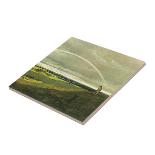 Landschaft mit Regenbogen (von Caspar David Friedr Fliese (Seite)