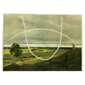 Landschaft mit Regenbogen (von Caspar David Friedr Große Geschenktüte (Rückseite)