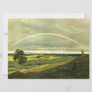 Landschaft mit Regenbogen (von Caspar David Friedr Karte