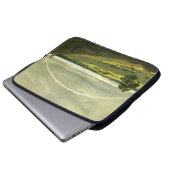 Landschaft mit Regenbogen (von Caspar David Friedr Laptopschutzhülle (Vorne Knopf)