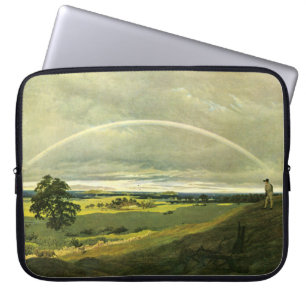 Landschaft mit Regenbogen (von Caspar David Friedr Laptopschutzhülle