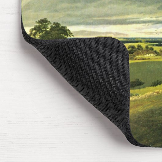 Landschaft mit Regenbogen (von Caspar David Friedr Mousepad (Ecke)