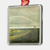Landschaft mit Regenbogen (von Caspar David Friedr Ornament Aus Metall (Links)