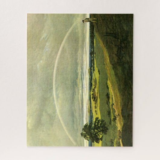 Landschaft mit Regenbogen (von Caspar David Friedr Puzzle (Vertikal)