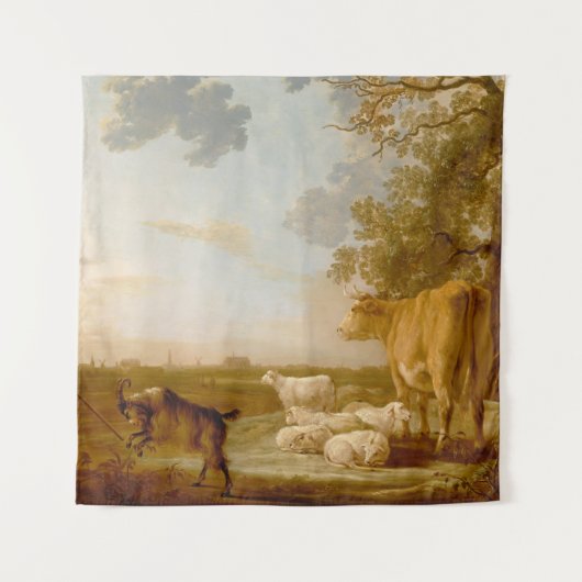 Landschaft mit Rindern Aelbert Cuyp Wandteppich (Vorderseite)