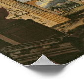 Landschaft mit Ruinen, 1673 Poster (Ecke)