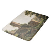 Landschaft mit Ruinen (Altes Ruiniertes Gebäude) Badematte (Schrägansicht)