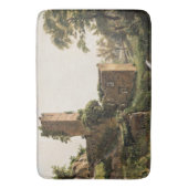 Landschaft mit Ruinen (Altes Ruiniertes Gebäude) Badematte (Vorderseite Vertikal)