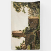 Landschaft mit Ruinen (Altes Ruiniertes Gebäude) Banner (Vertikal)