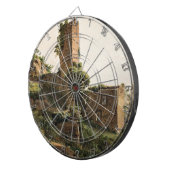 Landschaft mit Ruinen (Altes Ruiniertes Gebäude) Dartscheibe (Vorderseite rechts)