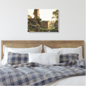 Landschaft mit Ruinen (Altes Ruiniertes Gebäude) Leinwanddruck (Insitu (Schlafzimmer))