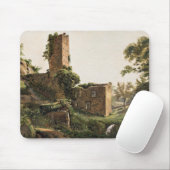 Landschaft mit Ruinen (Altes Ruiniertes Gebäude) Mousepad (Mit Mouse)